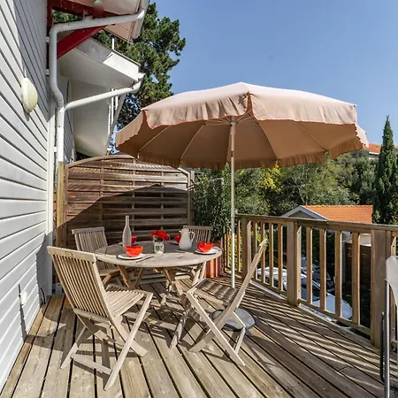 Ferienwohnung Pita - Appt Terrasse Au Plein Coeur Du Moulleau Arcachon Exterior foto